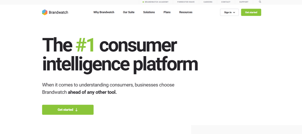 Brandwatch 的网站