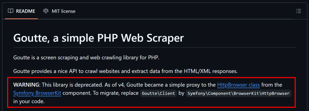 关于库弃用的 GitHub 公告