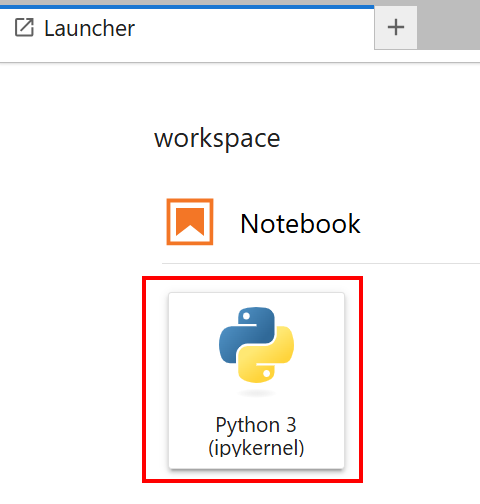 选择 Python 3 笔记本