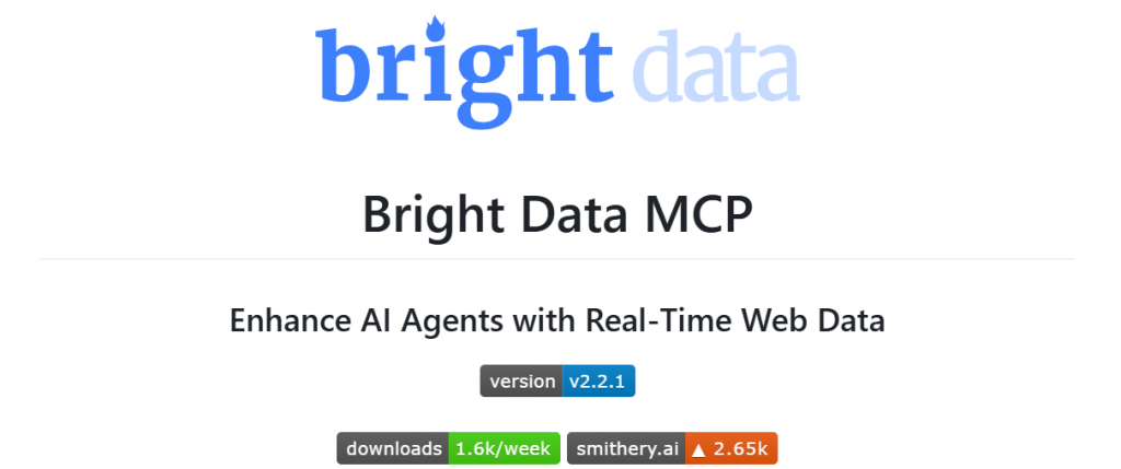 Bright Data MCP 服务器
