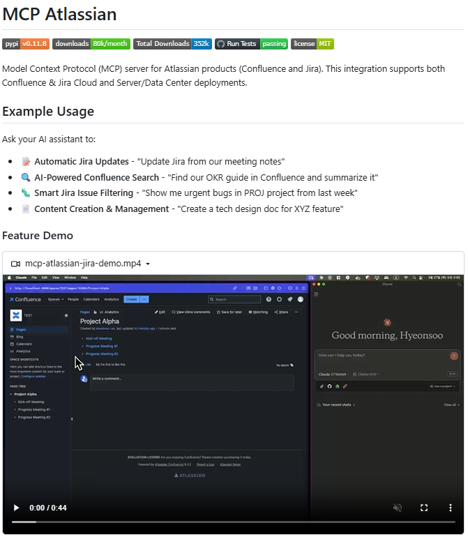 Atlassian MCP 服务器存储库
