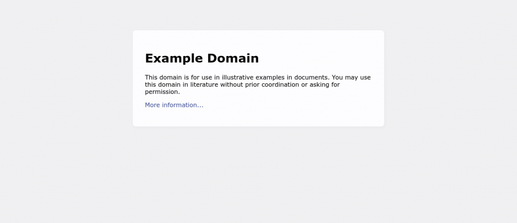 example.com 截图