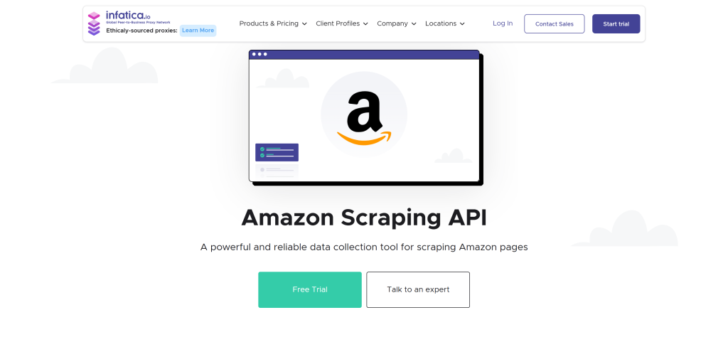 Infatica 的 Amazon Scraping API