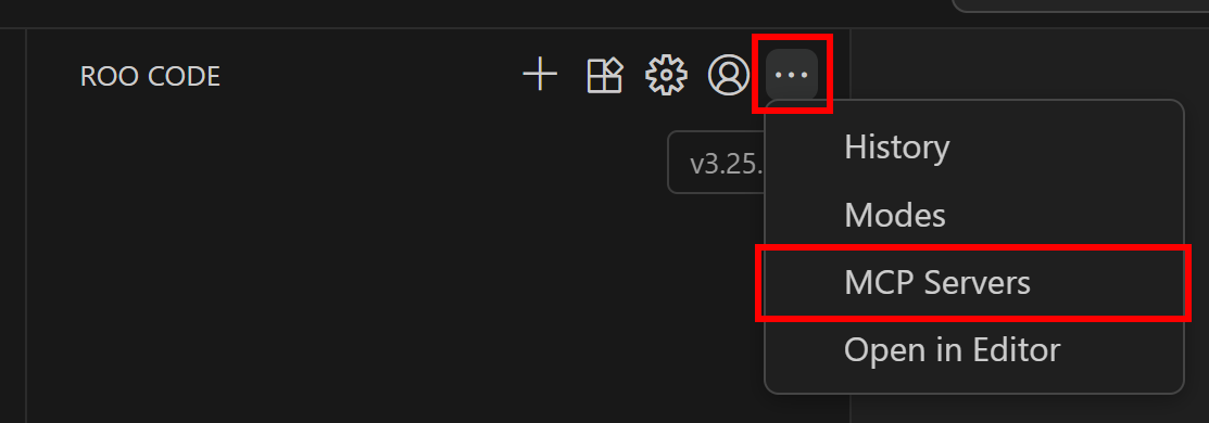 选择“MCP Servers”选项