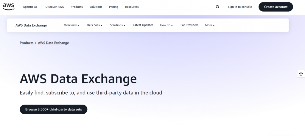 AWS Data Exchange