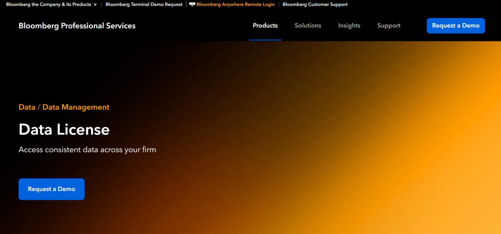Bloomberg Data License