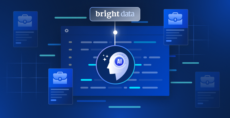 LinkedIn 求职 AI 助手（Bright Data 博客配图）