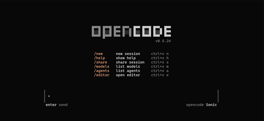opencode TUI