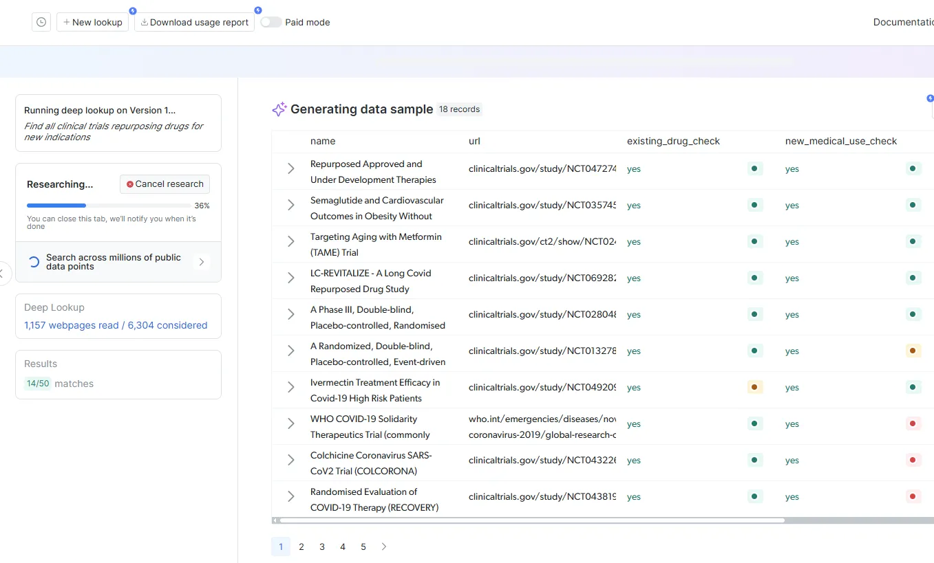 Bright Data Deep Lookup：AI 数据映射