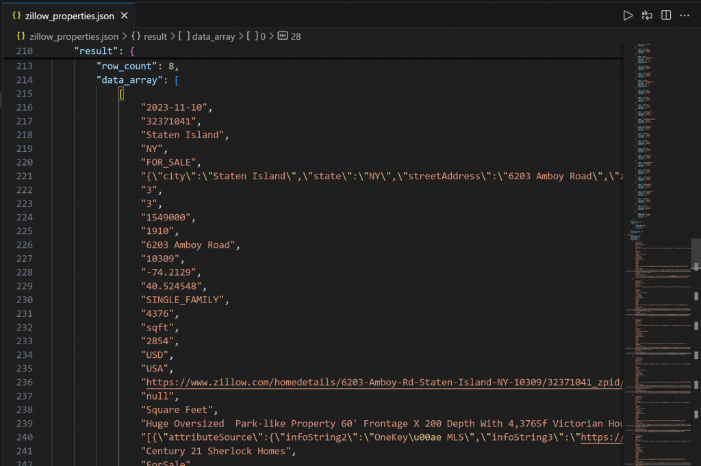 data_array 字段的部分内容