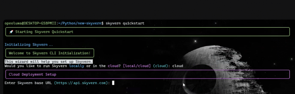 启动 Skyvern CLI