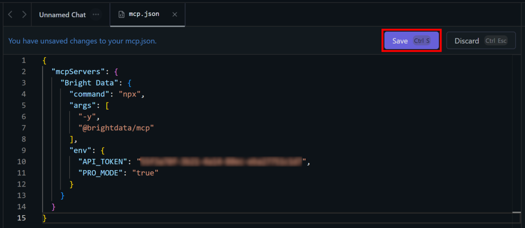 点击“Save”按钮