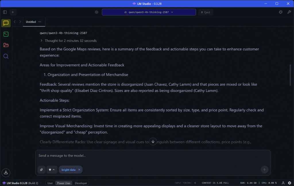 本地 AI 生成的反馈分析报告
