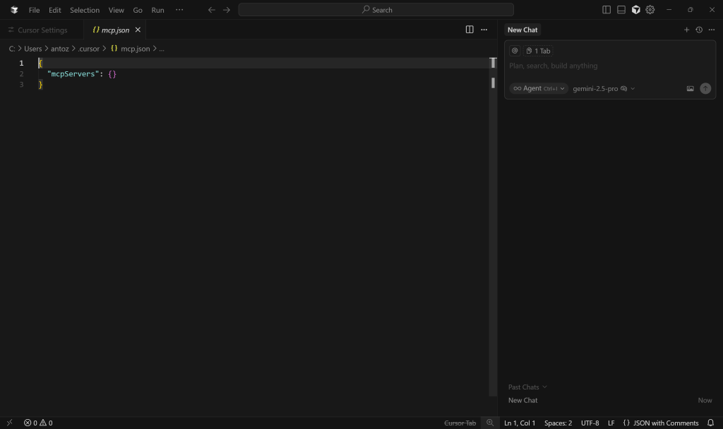 mcp.json 的默认配置