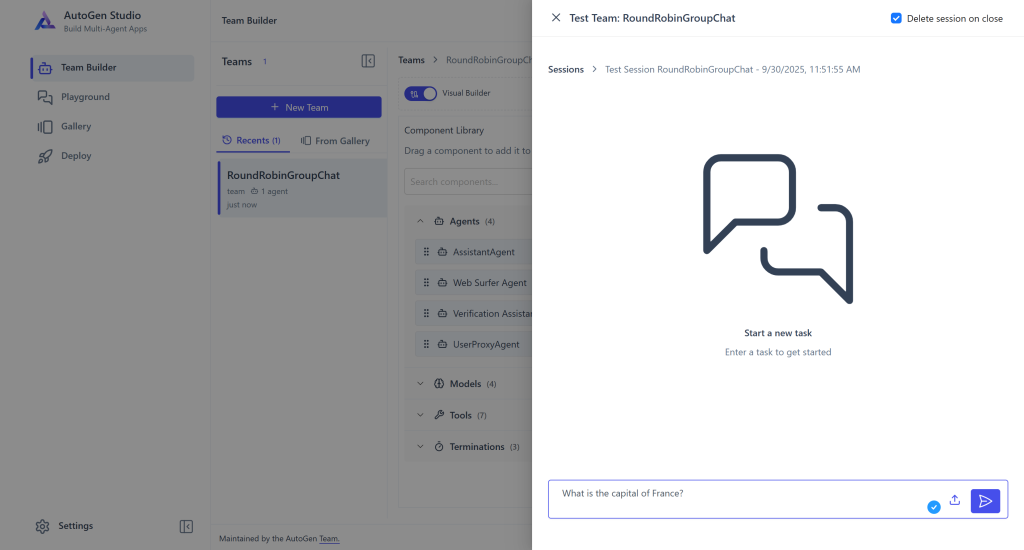 注意右侧的聊天区域