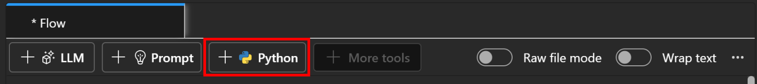 点击 Python 按钮