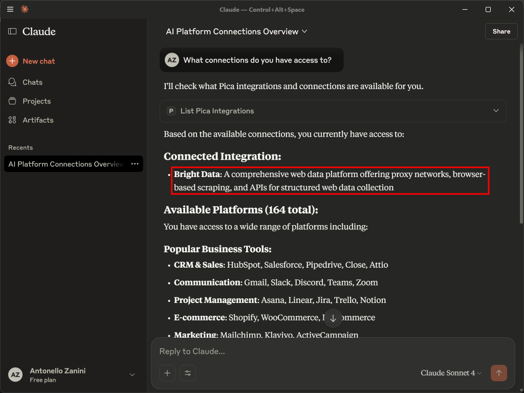 点击“Allow once(允许一次)”以启用 Pica 工具执行