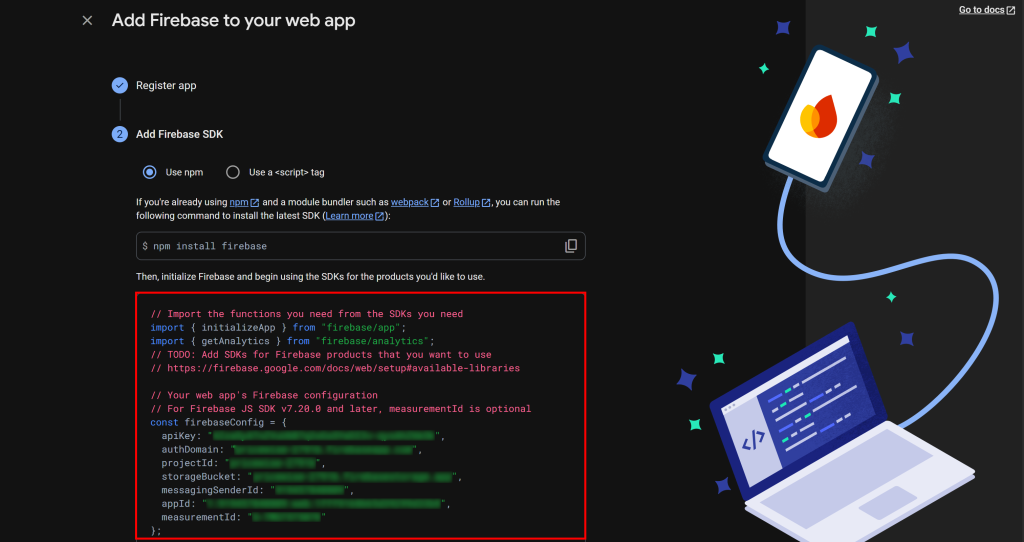 Firebase 连接凭据