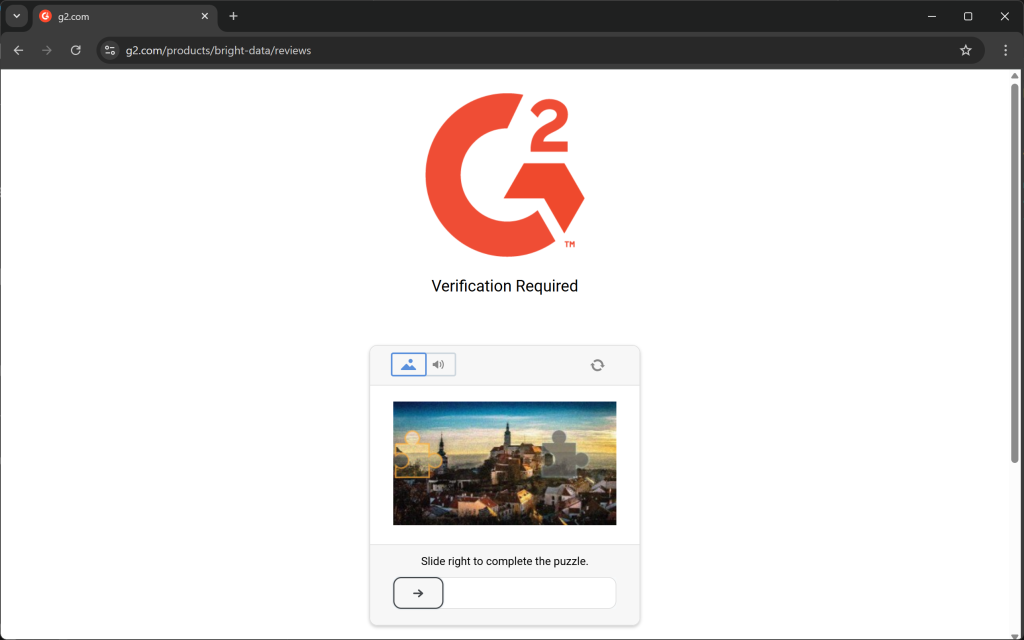 人机验证页面示例