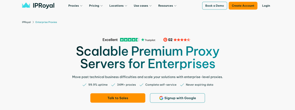 IPRoyal 的代理服务