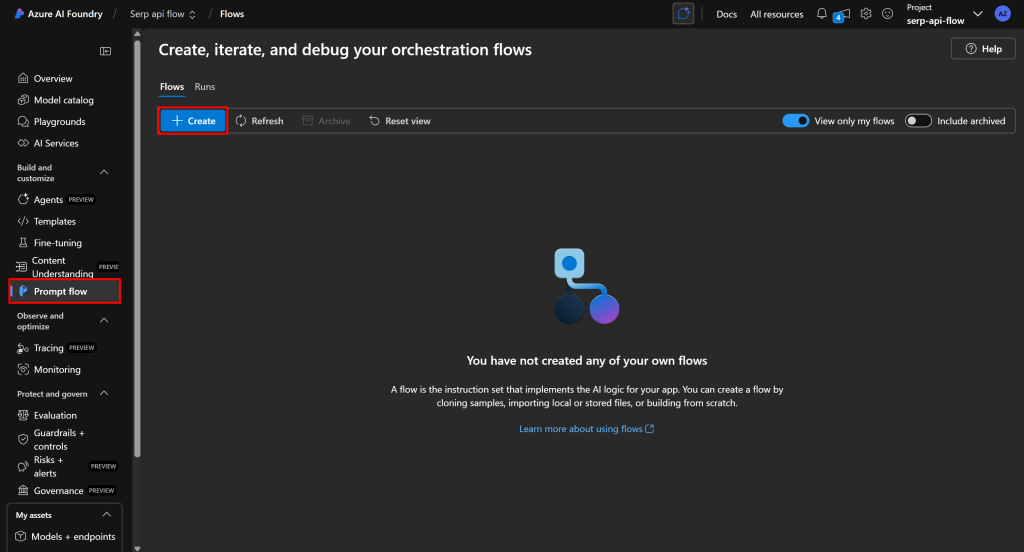 点击“Create(创建)”按钮