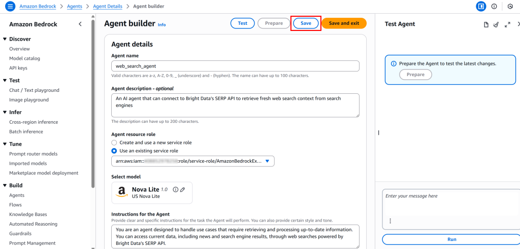 在代理中保存更改