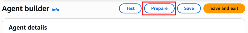 点击“Prepare”按钮