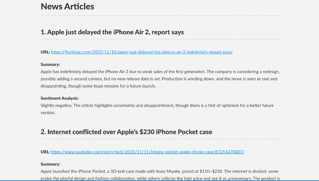 代理生成的报告