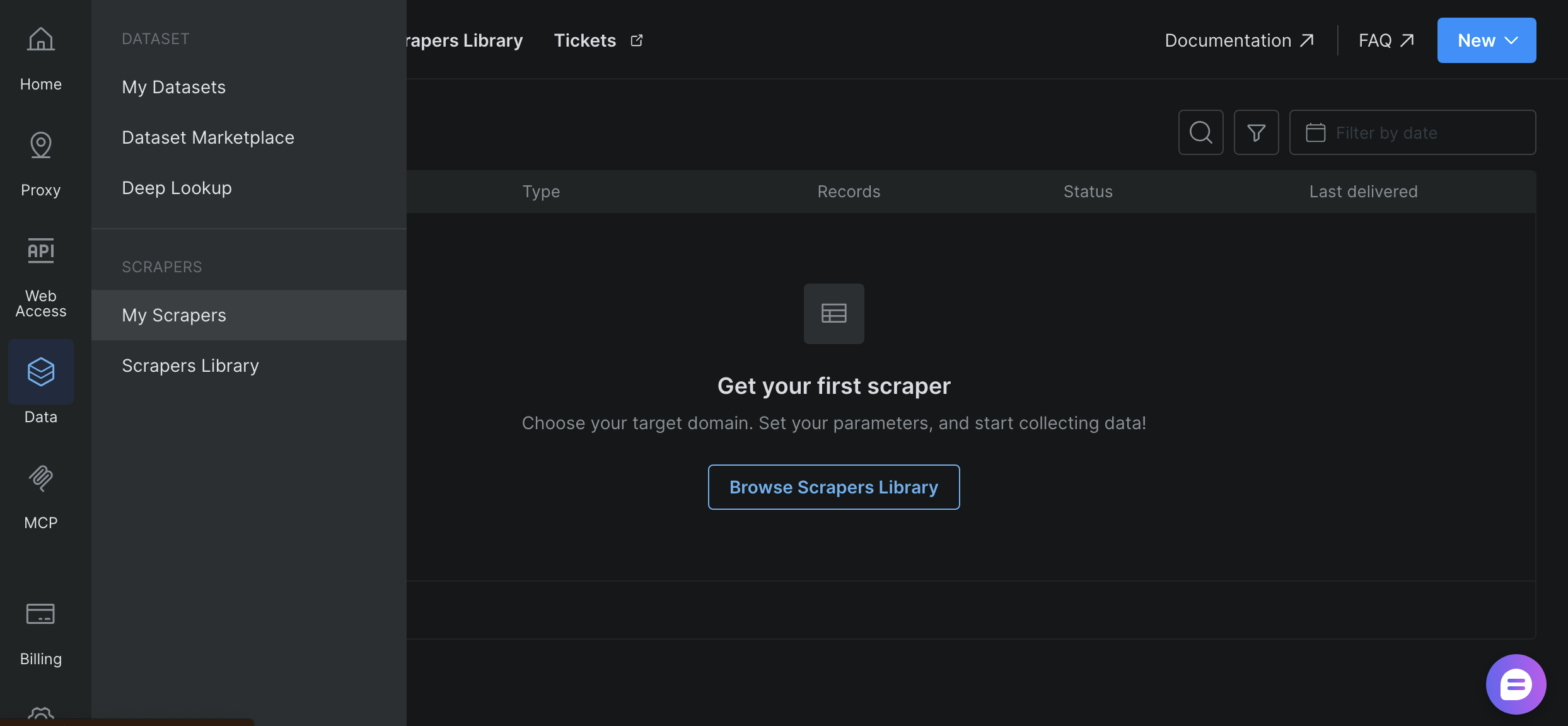 Bright Data 控制台
