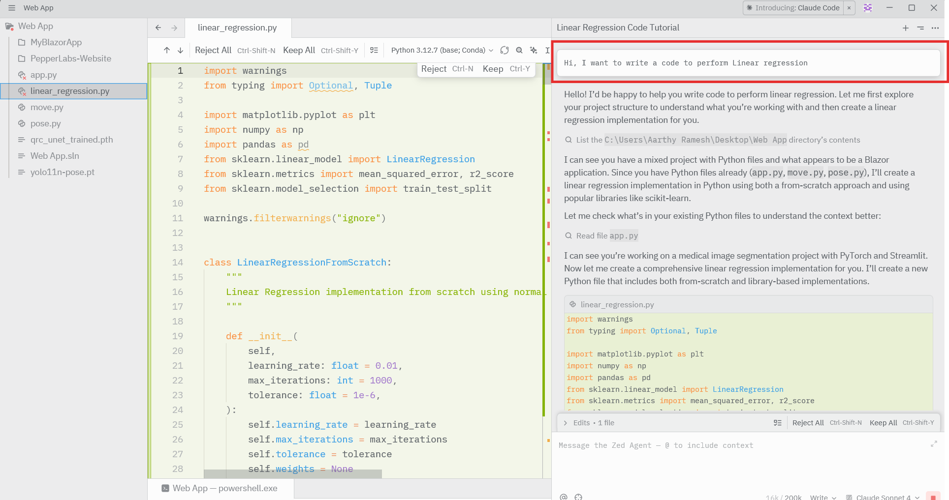 测试 Zed 的 LLM 提供方