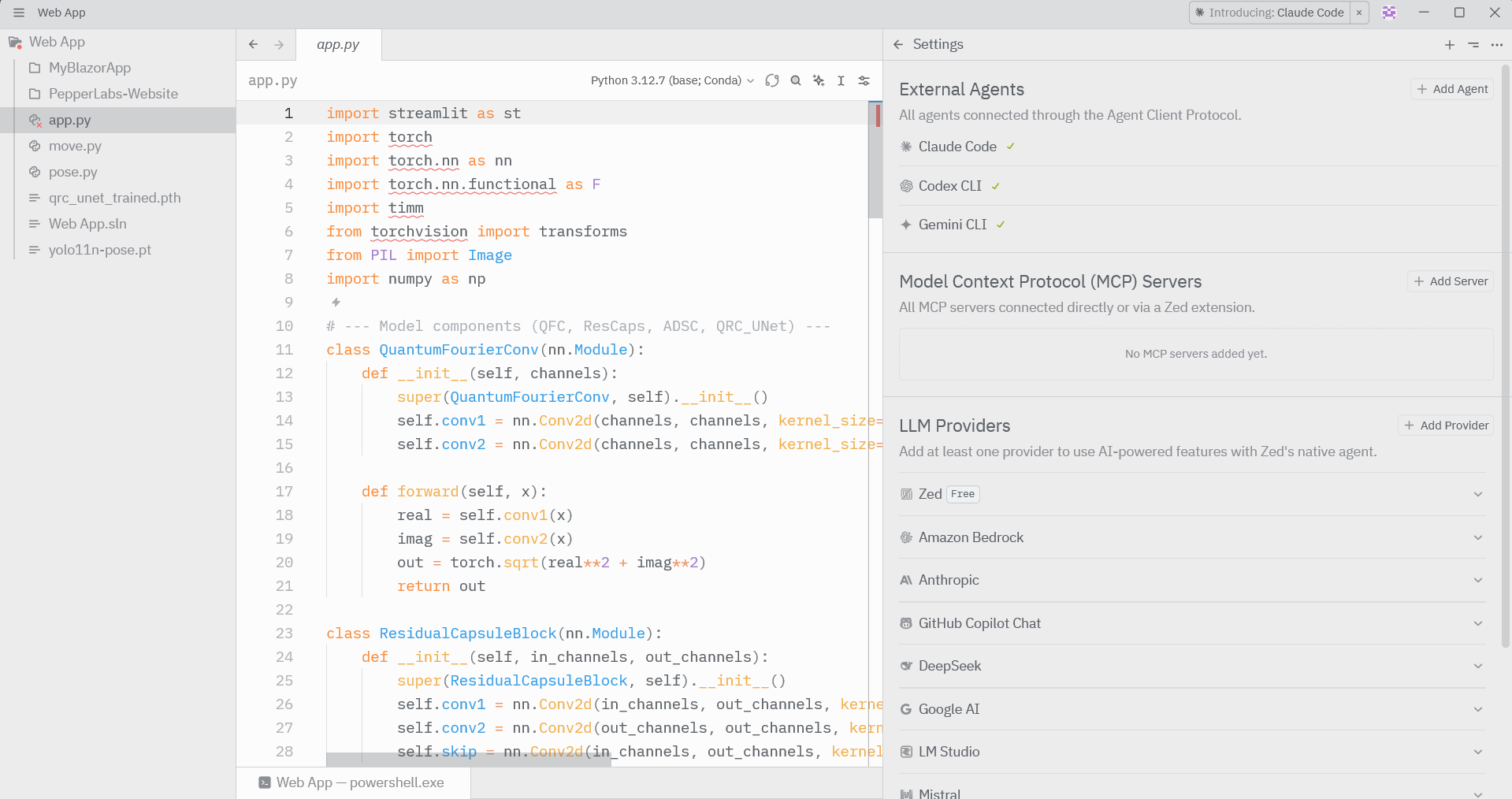Zed 已成功安装并启动