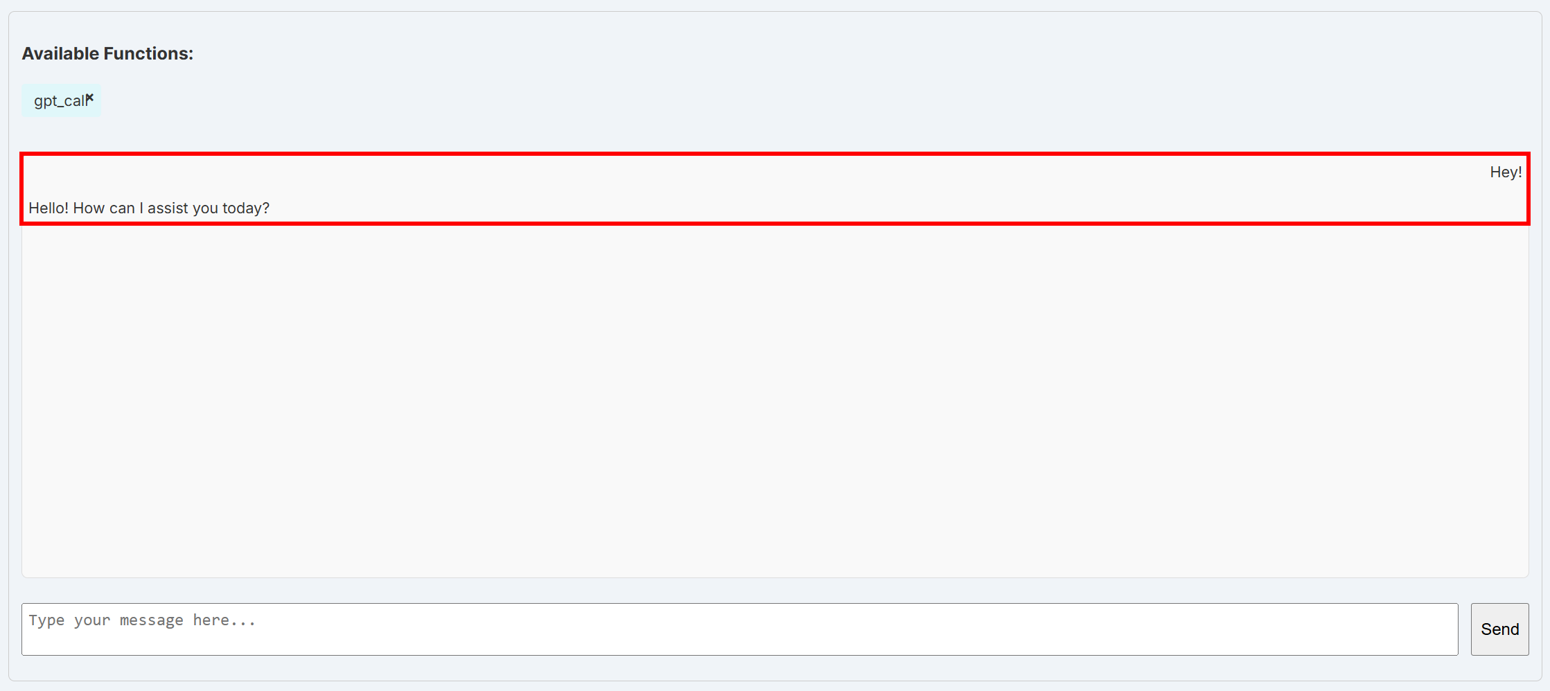 注意你现在可以与 OpenAI 模型对话