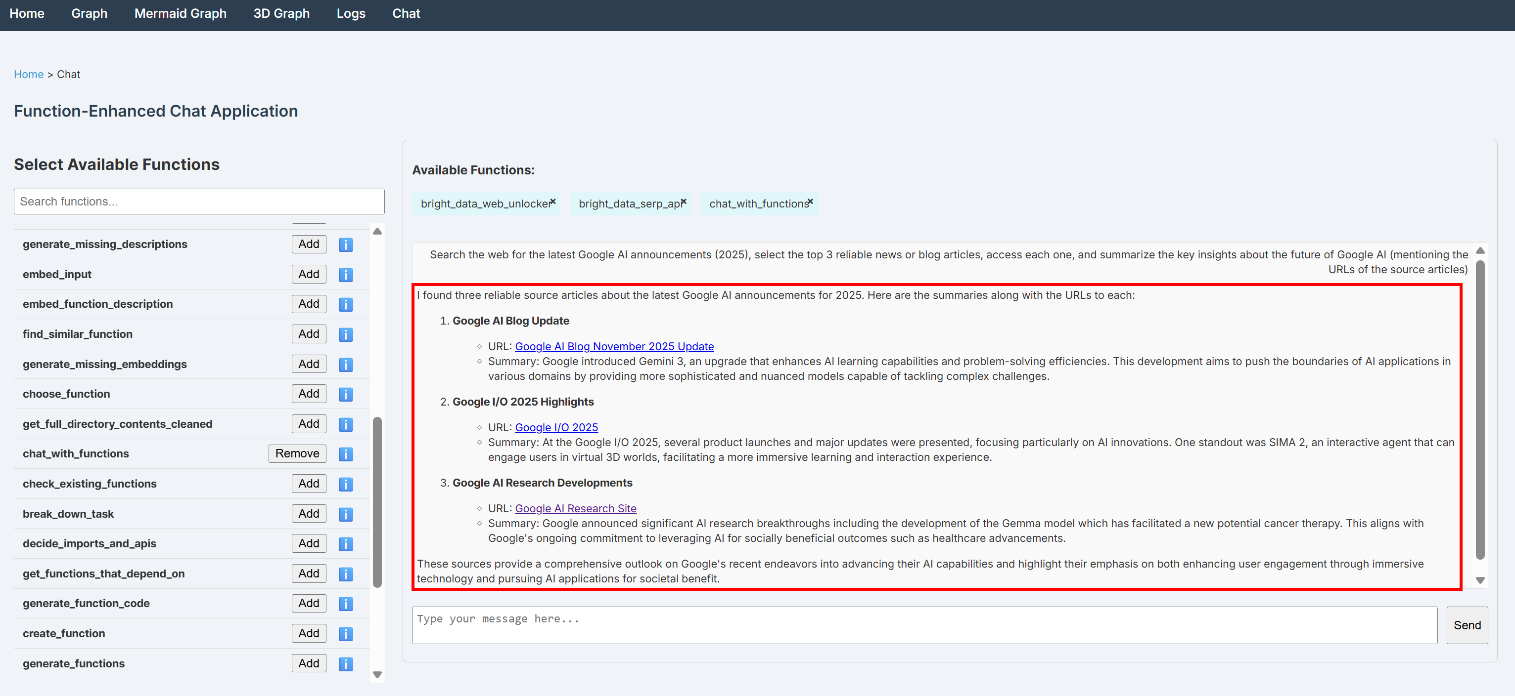 注意 AI 驱动对话产生的结果