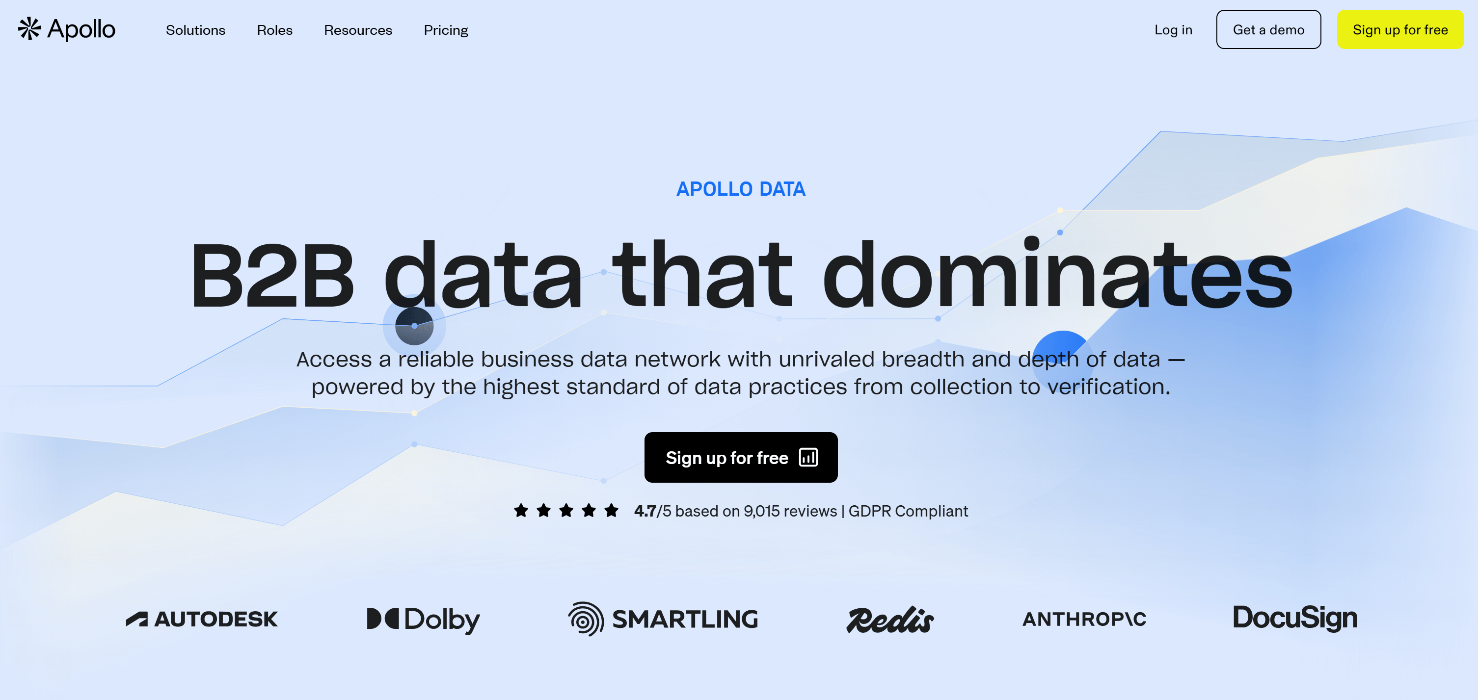 Apollo’s firmographic data