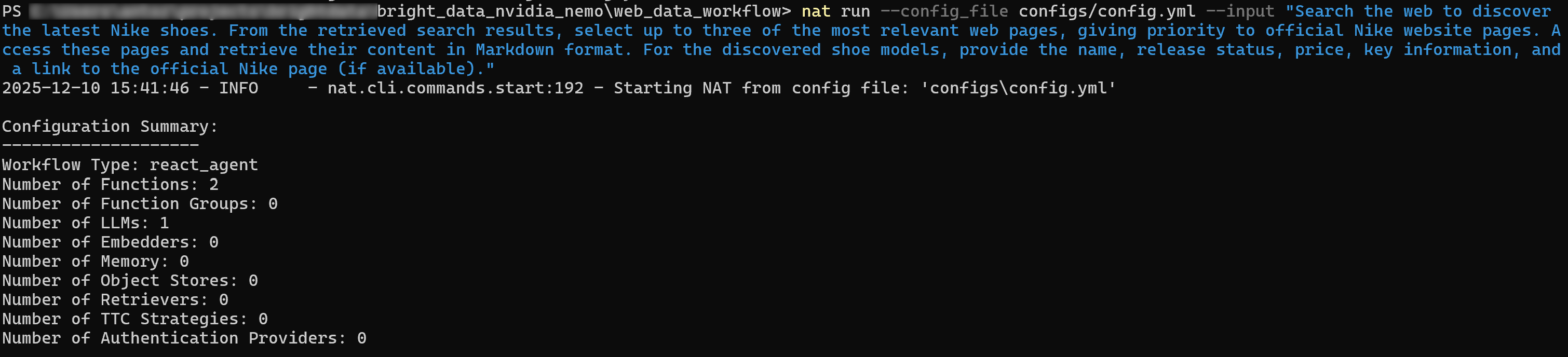 注意智能体的初始输出