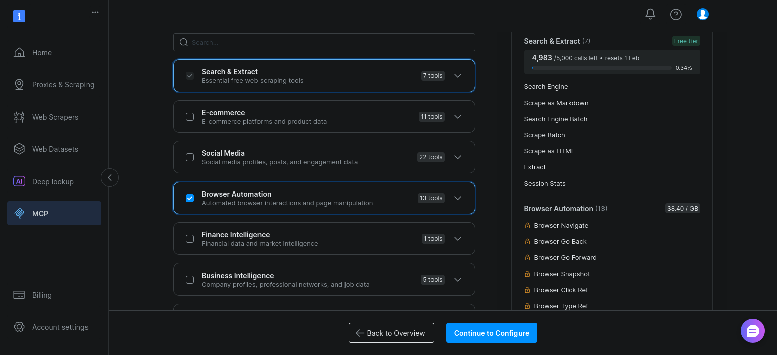 启用浏览器自动化工具组