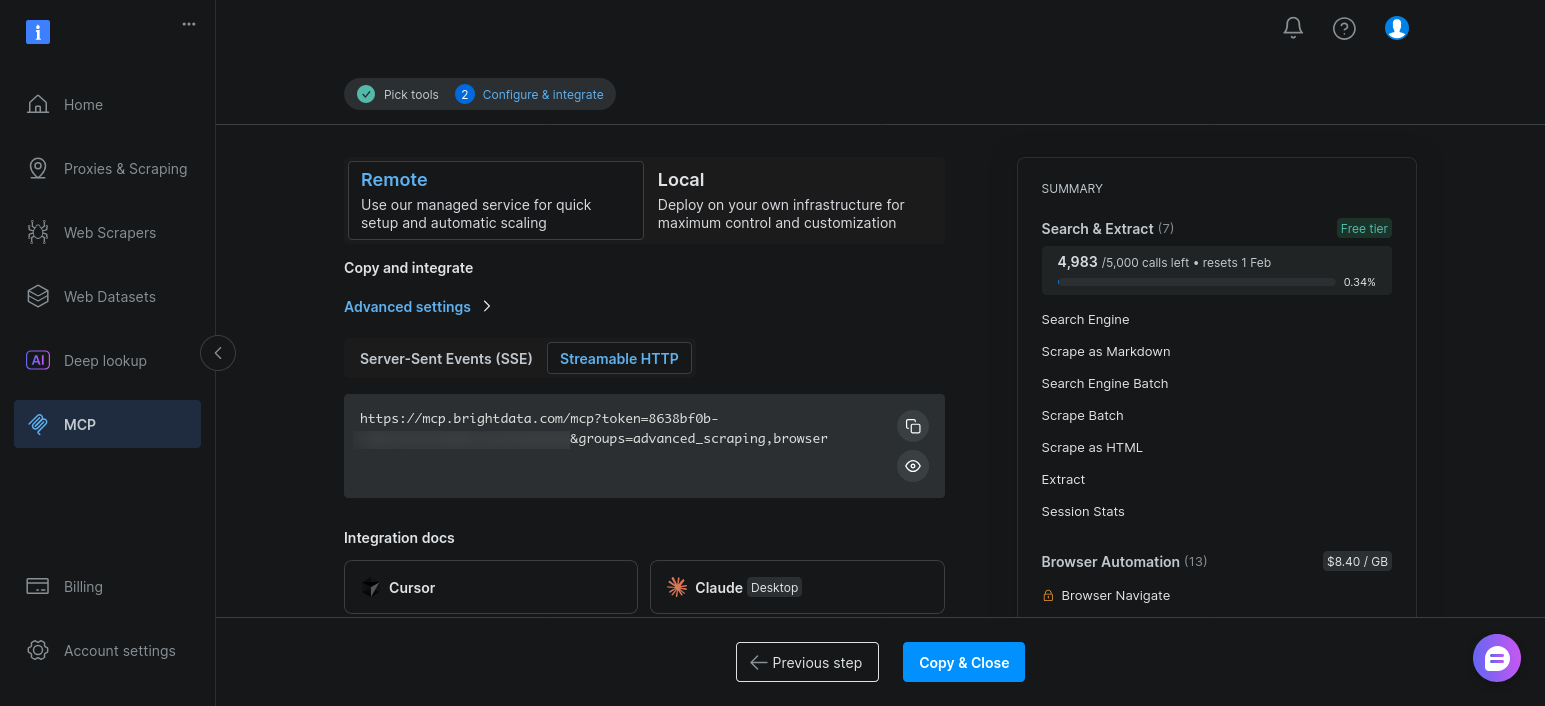 Bright Data MCP 配置