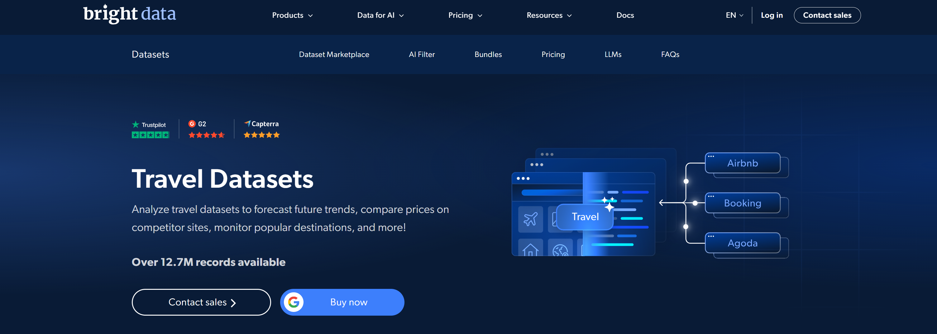 Bright Data 的旅游数据集