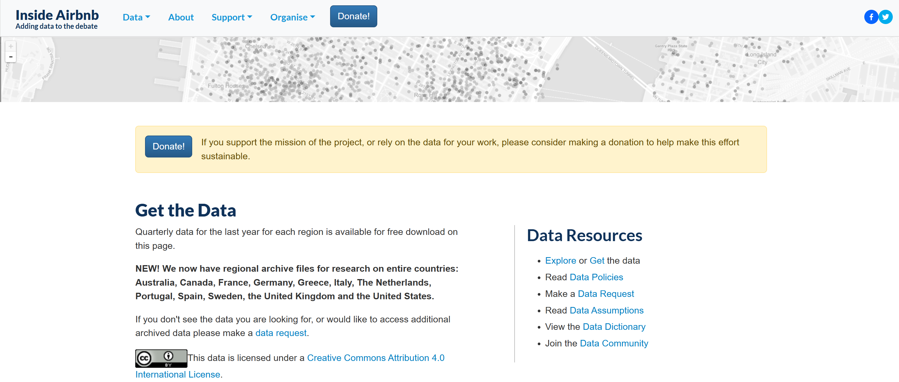Inside Airbnb 的数据