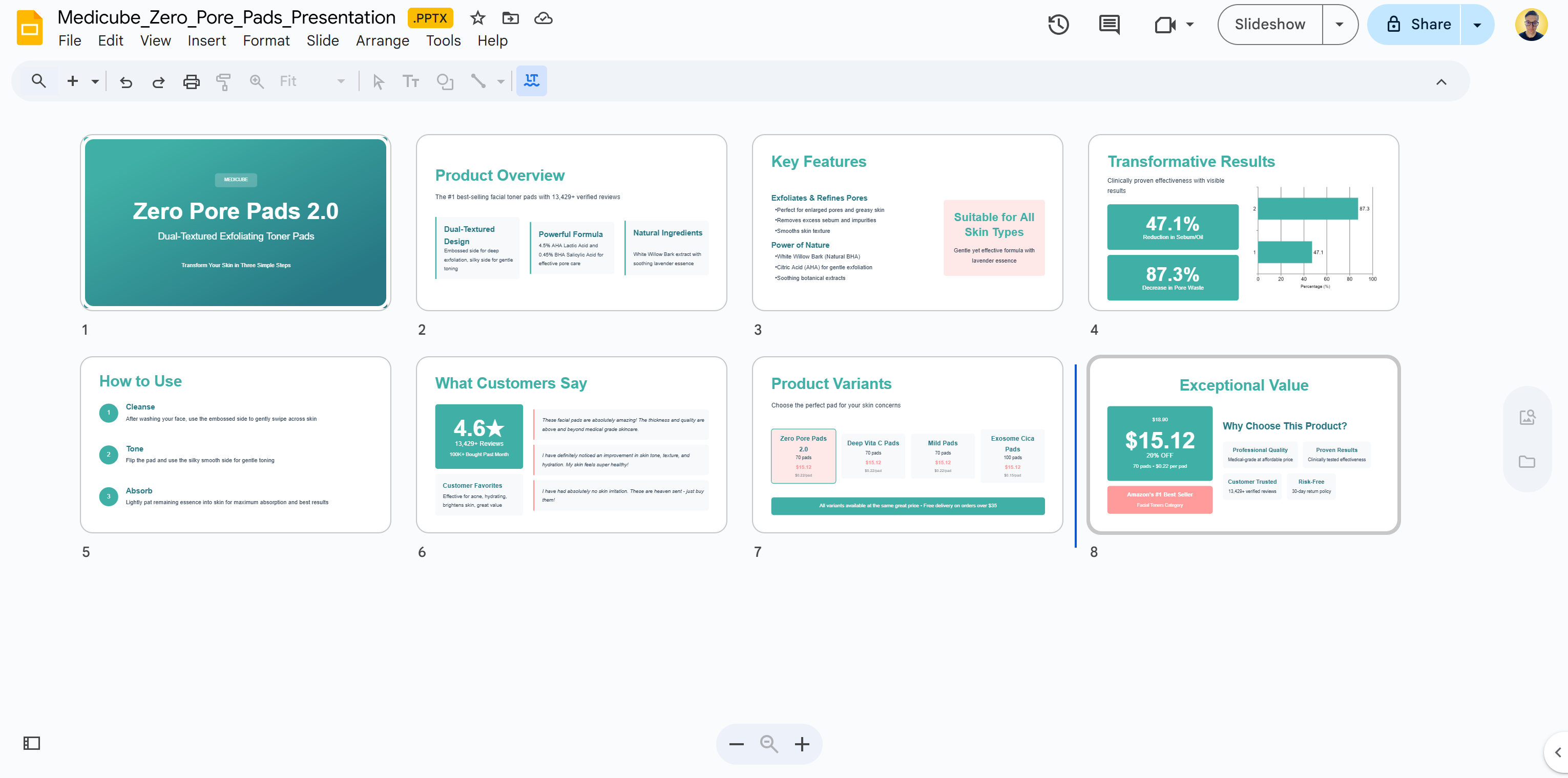 生成的演示文稿