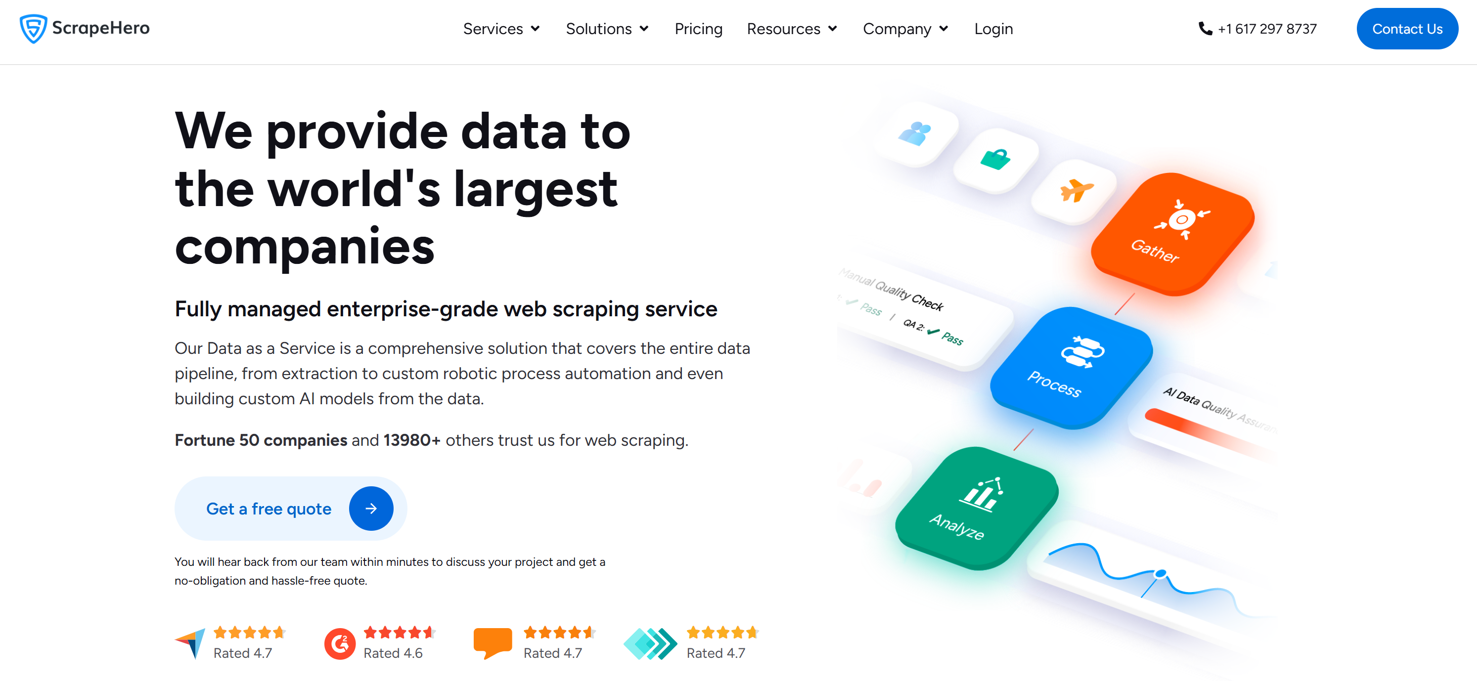 ScrapeHero 的网页抓取服务