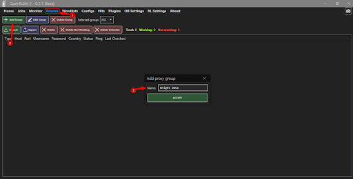 在 OpenBullet 中添加 BD