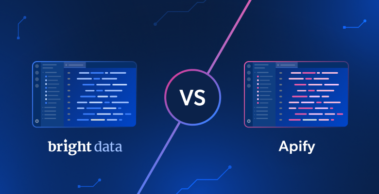 Bright Data vs. Apify 博客配图