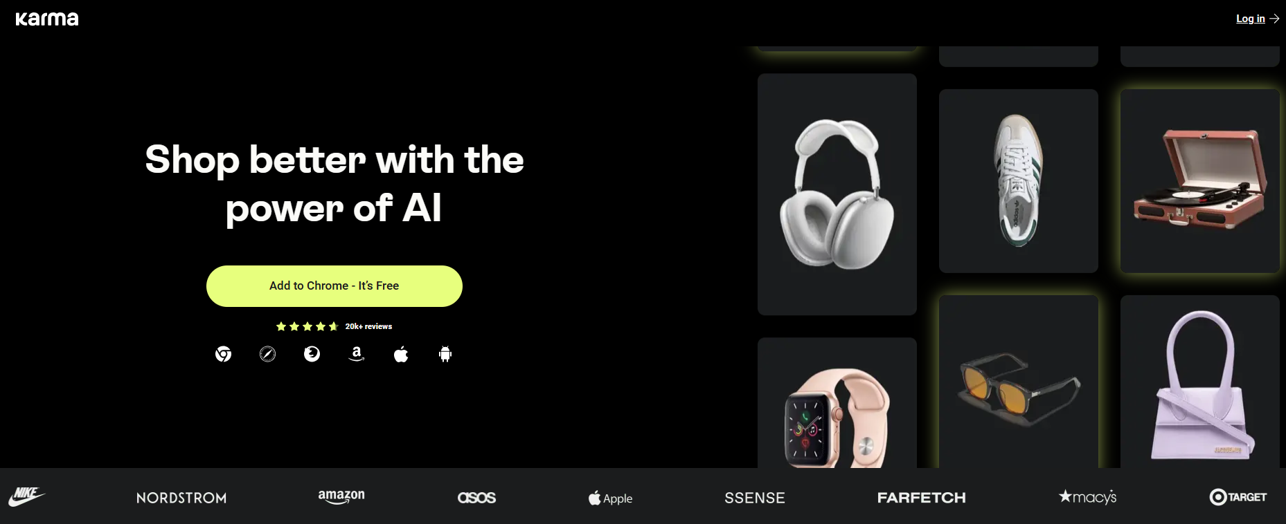Karma – AI 驱动的购物助手与价格追踪器
