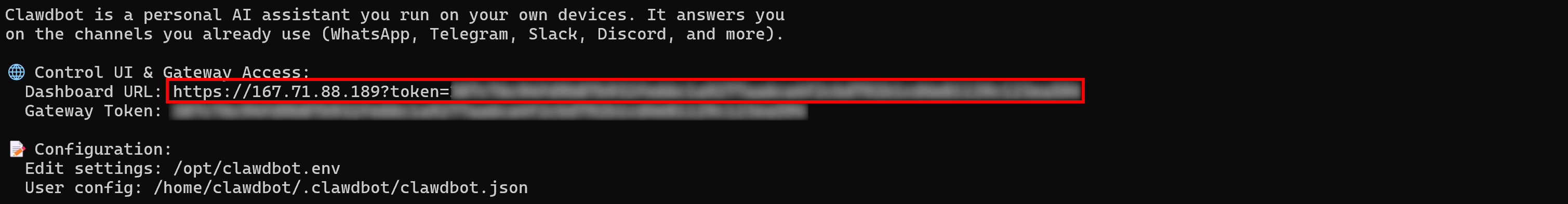 复制 Dashboard URL