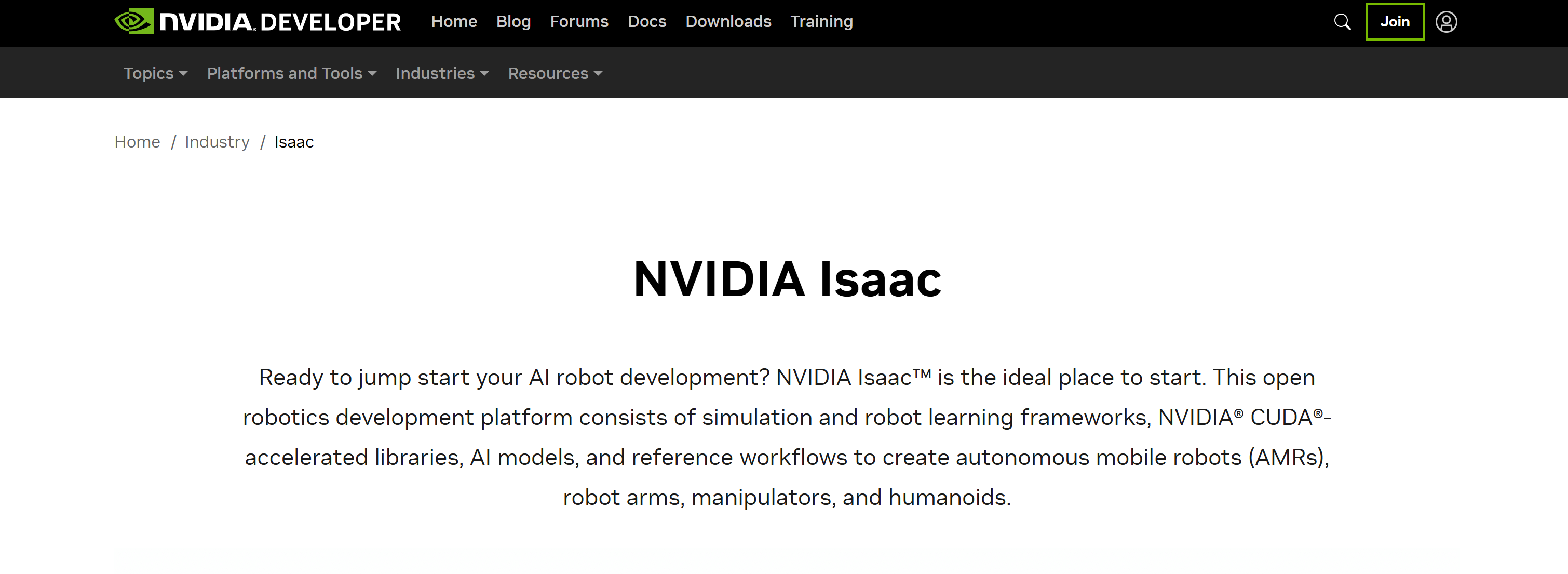 NVIDIA Isaac
