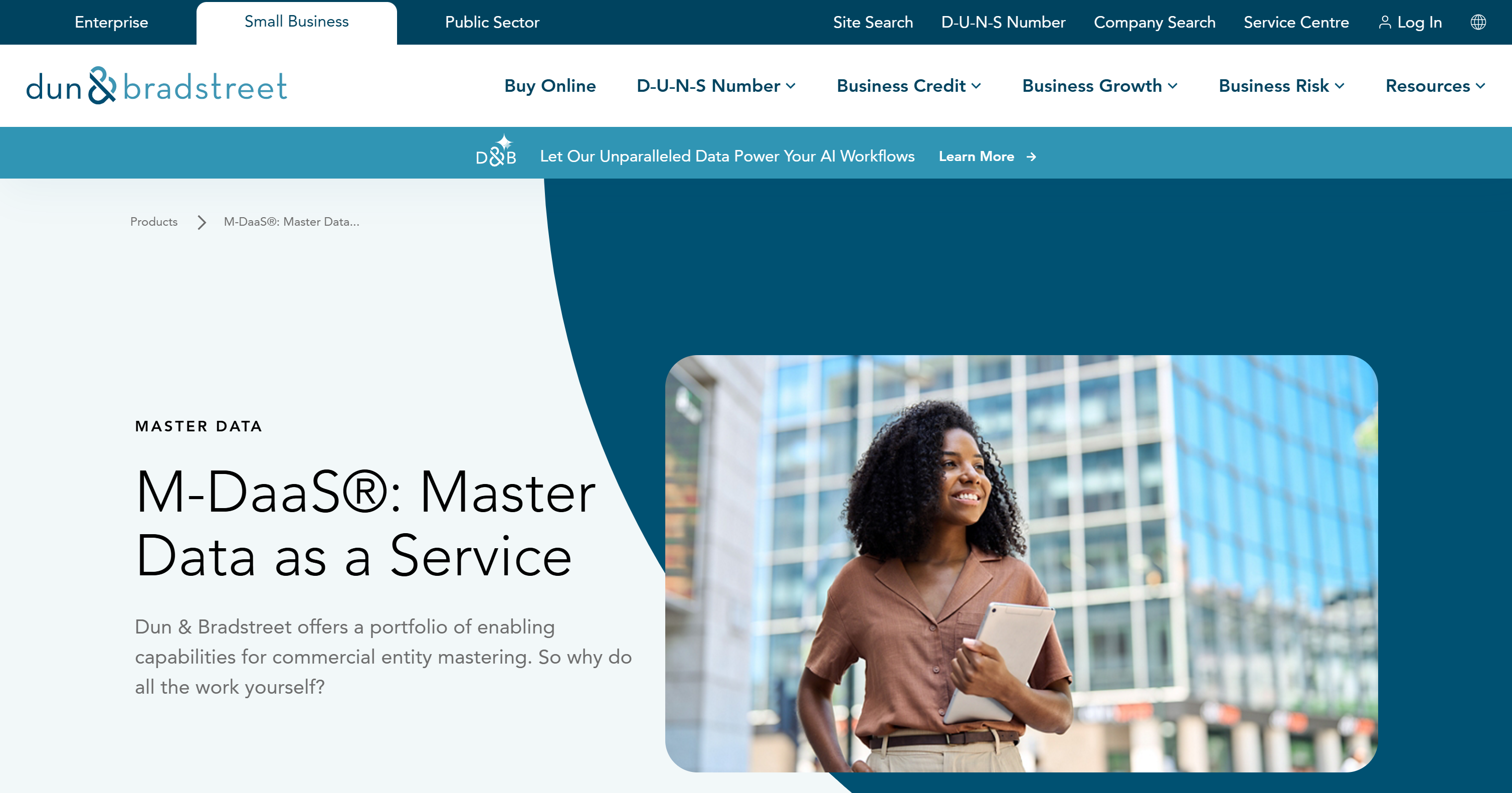 D&B 的 M-DaaS 解决方案