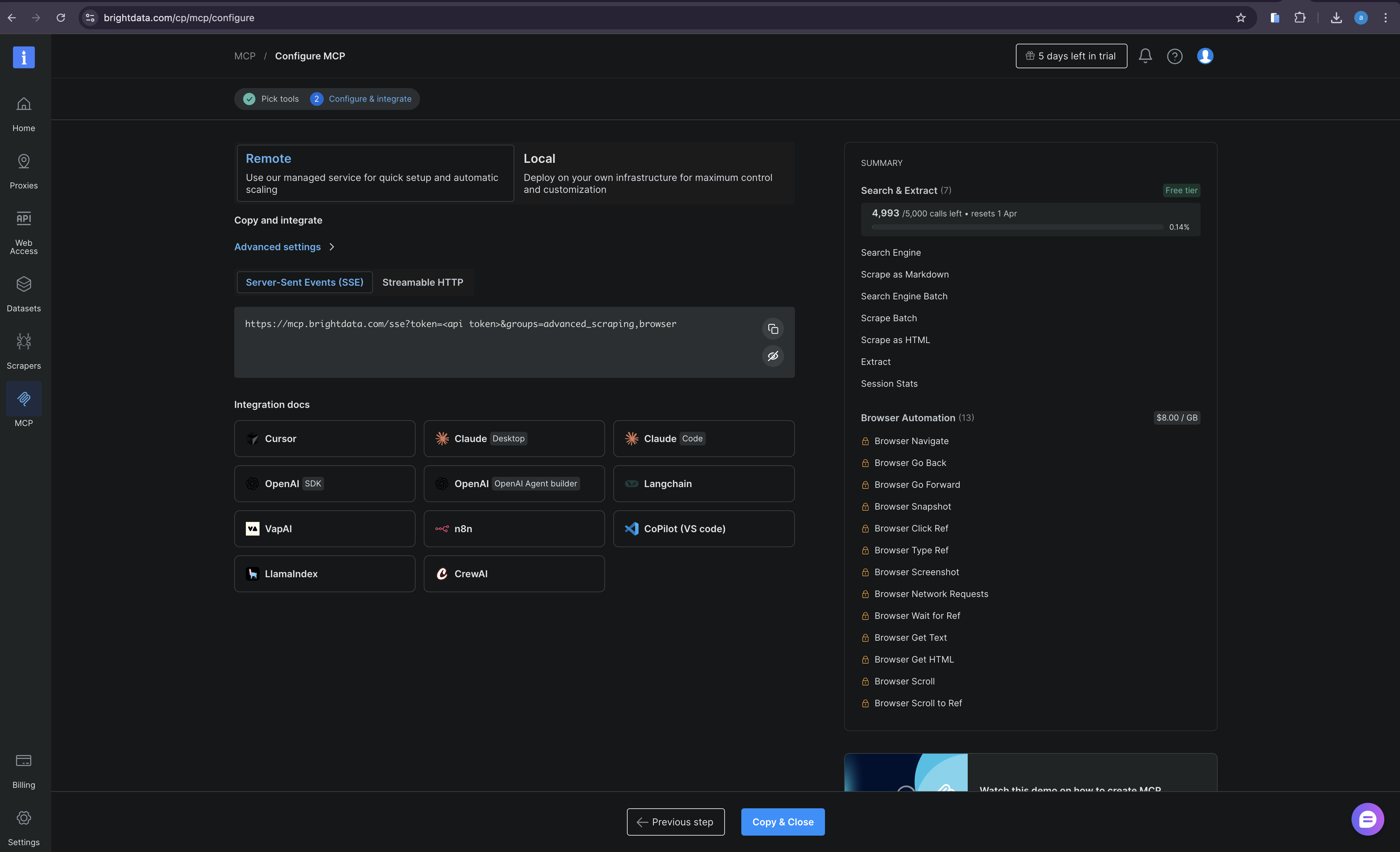 保存浏览器自动化配置