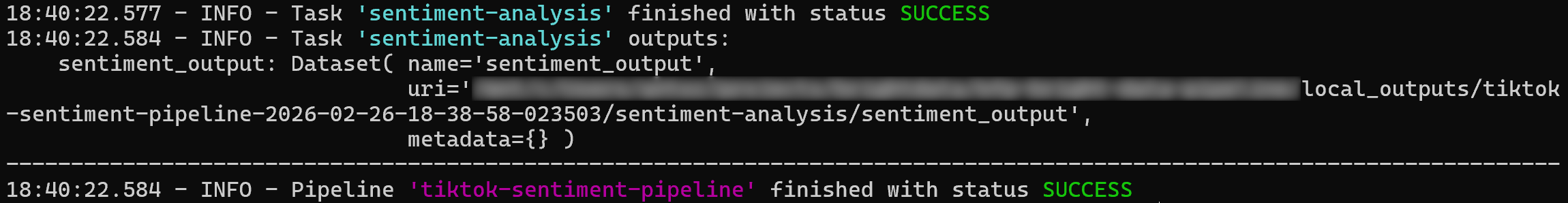 注意“SUCCESS”状态