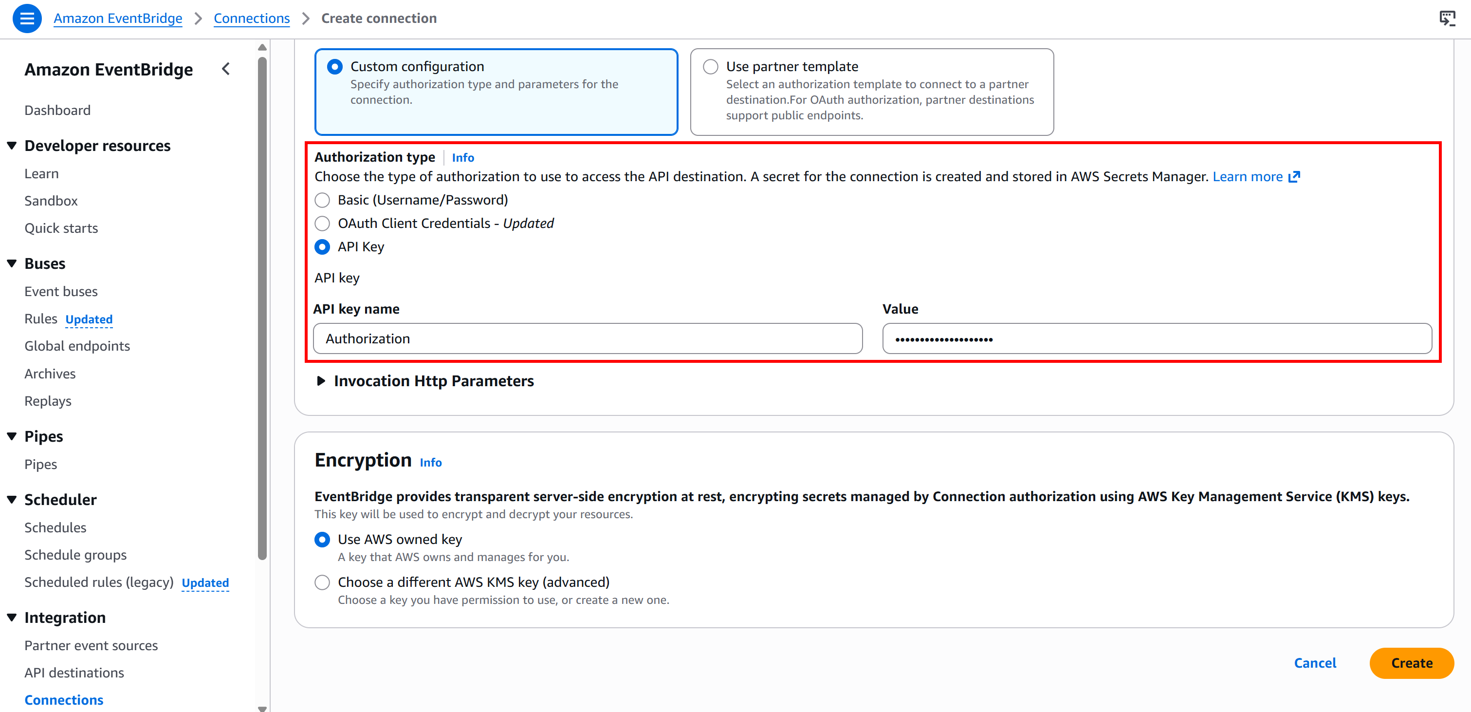 设置 API key 认证